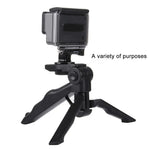 ขาตั้งพับจับถนัดมือ PULUZ พร้อมอะแดปเตอร์และสกรูสำหรับกล้องแอคชั่น GoPro, Insta360, DJI และอื่นๆ, รับน้ำหนักสูงสุด: 2 กก.