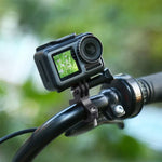 อะแดปเตอร์ติดตั้งบนแฮนด์จักรยานอลูมิเนียม PULUZ สำหรับกล้องแอคชั่น GoPro, Insta360, DJI และอื่นๆ, ติดตั้งอลูมิเนียม