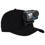หมวกเบสบอล PULUZ พร้อมตะขอ J-Hook และสกรูสำหรับ GoPro, DJI OSMO Action และกล้องแอคชั่นอื่นๆ, หมวกเบสบอลสีดำ, หมวกเบสบอลสีแดง, หมวกเบสบอลสีน้ำเงินเข้ม
