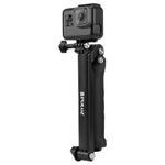 ไม้เซลฟี่ขาตั้งกล้องพับได้ 3 ทาง PULUZ สำหรับ GoPro, Insta360 ONE R, DJI Osmo Action และกล้องแอคชันอื่นๆ, ความยาว: 20-58cm, ความยาว: 20-58cm
