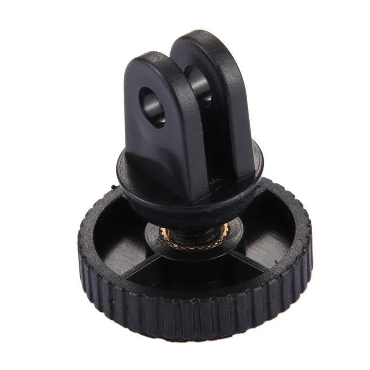 อะแดปเตอร์ขาตั้งกล้องสกรู 1/4 นิ้ว PULUZ สำหรับ GoPro, Insta360, DJI และกล้องแอคชันอื่นๆ, รูสกรูขนาด 5mm, เส้นผ่านศูนย์กลาง 3.3cm, อะแดปเตอร์ขาตั้งกล้องขนาด 3.3cm