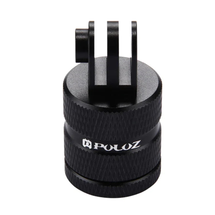 อะแดปเตอร์ CNC รูสกรูขาตั้งกล้อง 1/4 นิ้ว PULUZ สำหรับ GoPro, Insta360, DJI และกล้องแอคชันอื่นๆ, ขนาดยาว 1/4 นิ้ว
