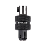 อะแดปเตอร์ขาตั้งกล้องหมุน CNC 360 องศา PULUZ สำหรับ GoPro, Insta360, DJI และกล้องแอคชันอื่นๆ, อะแดปเตอร์ขยายแขนหมุน