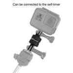 อะแดปเตอร์ขาตั้งกล้องหมุน CNC 360 องศา PULUZ สำหรับ GoPro, Insta360, DJI และกล้องแอคชันอื่นๆ, อะแดปเตอร์ขยายแขนหมุน