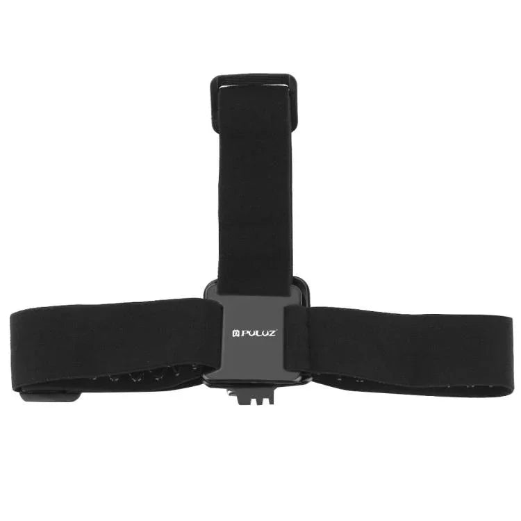 สายรัดศีรษะแบบยืดหยุ่น PULUZ ปรับได้ สำหรับ GoPro, Insta360 ONE R, DJI Osmo Action และกล้องแอคชั่นอื่นๆ, สายรัดศีรษะ