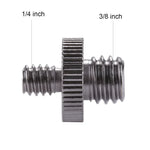 สกรูอะแดปเตอร์เกลียวผู้ชาย 1/4 นิ้วเป็นเกลียวผู้ชาย 3/8 นิ้ว PULUZ, 1/4 ผู้ชายเป็น 3/8 ผู้ชาย