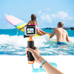ด้ามจับลอยน้ำ PULUZ พร้อมสายรัดสำหรับกล้อง GoPro HERO10 Black / HERO9 Black / HERO8 Black / HERO7 /6 /5 /5 Session /4 Session /4 /3+ /3 /2 /1, Xiaoyi และกล้องแอคชั่นอื่นๆ, ด้ามจับลอยน้ำ