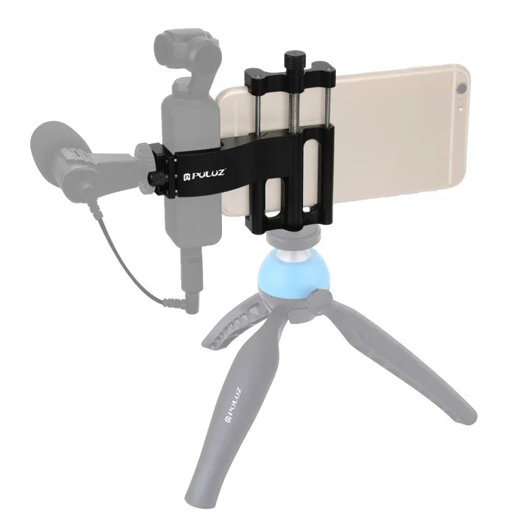 PULUZ ขาจับขยายอลูมิเนียมอัลลอยด์อเนกประสงค์สำหรับสมาร์ทโฟน สำหรับ DJI OSMO Pocket / Pocket 2, ขาจับยึด