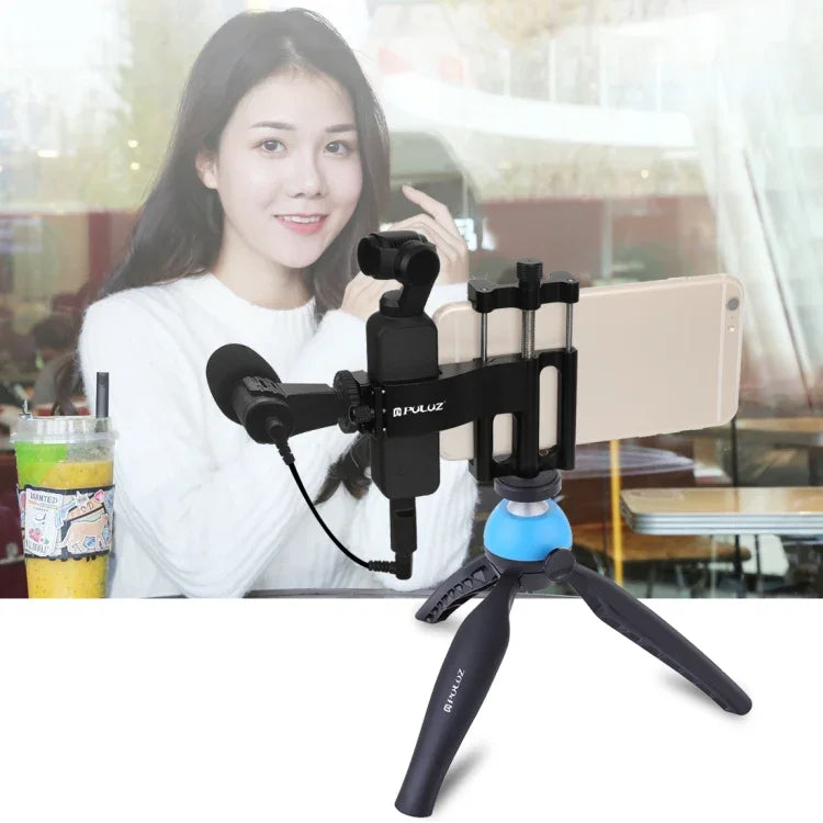 PULUZ ขาจับขยายอลูมิเนียมอัลลอยด์อเนกประสงค์สำหรับสมาร์ทโฟน สำหรับ DJI OSMO Pocket / Pocket 2, ขาจับยึด