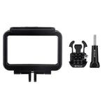 กรงป้องกันกรอบมาตรฐาน ABS สำหรับ DJI Osmo Action พร้อมตะขอและฐานยึดสกรู, ABS