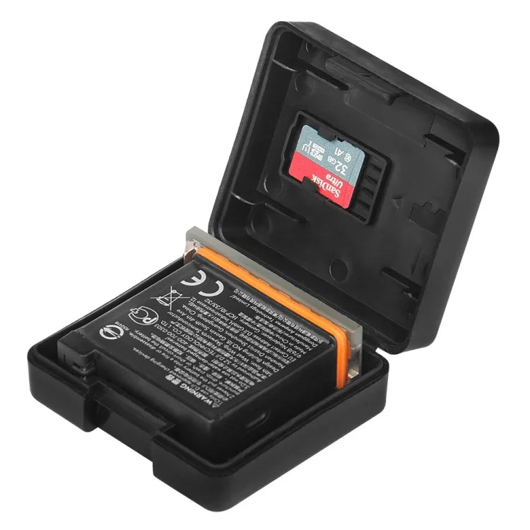 กล่องเก็บแบตเตอรี่พลาสติกแข็ง PULUZ สำหรับ DJI Osmo Action 6 / 5 Pro / Action 4 / GoPro HERO13 Black /12 Black /11 Black /10 Black /9 Black AHDBT-901 Enduro Battery, AHDBT-901