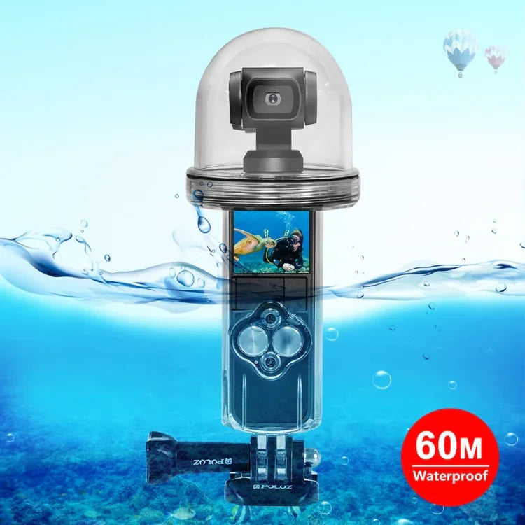 เคสกันน้ำลึก 60 เมตรสำหรับดำน้ำ PULUZ สำหรับ DJI Osmo Pocket