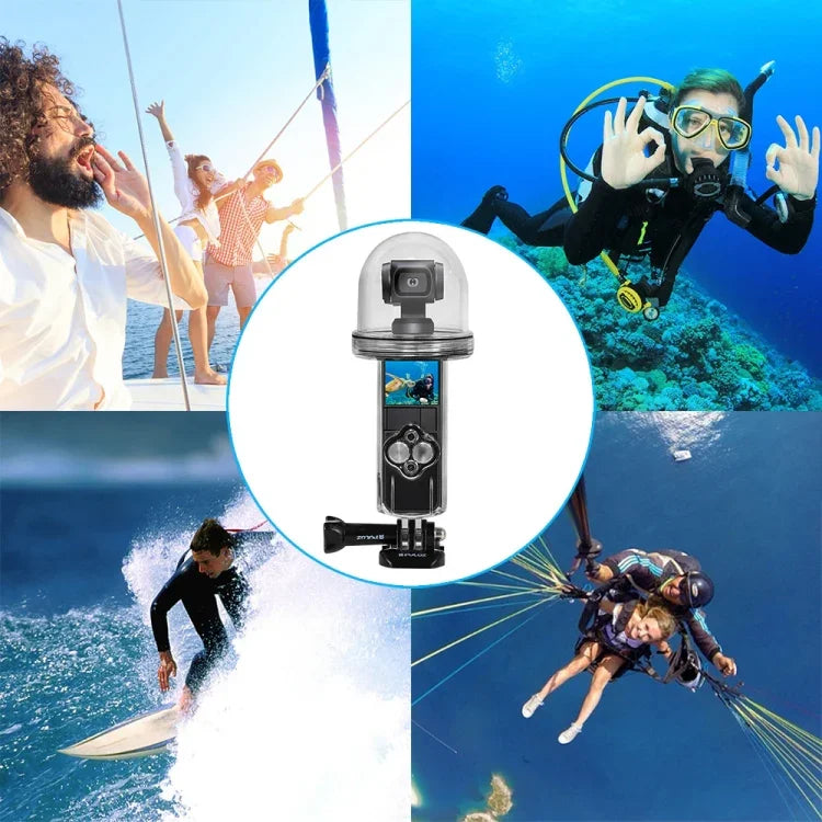 เคสกันน้ำลึก 60 เมตรสำหรับดำน้ำ PULUZ สำหรับ DJI Osmo Pocket