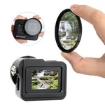 กรงป้องกันอลูมิเนียม CNC พร้อมกรอบประกันและเลนส์ UV 52 มม. สำหรับ GoPro HERO8 Black, สำหรับ HERO8 Black พร้อมกรอบ