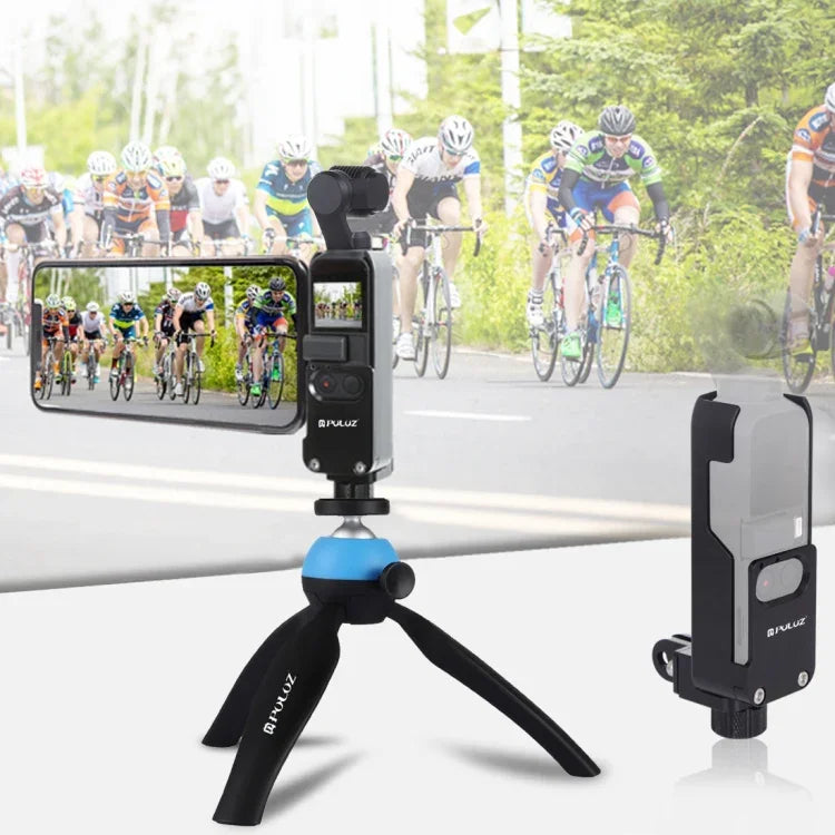 เปลือกเคสอลูมิเนียม CNC PULUZ สำหรับ DJI OSMO Pocket, ฝาครอบป้องกัน