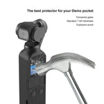 ฟิล์มกันรอยเลนส์กระจกนิรภัย 9H 2.5D HD พร้อมฟิล์มหน้าจอสำหรับ DJI OSMO Pocket Gimbal, สำหรับ DJI OSMO Pocket