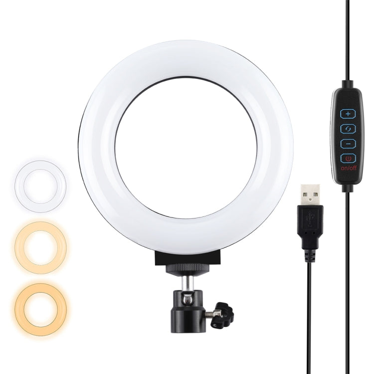 ไฟวงแหวน LED ถ่ายภาพเซลฟี่และวล็อก PULUZ ขนาด 4.7 นิ้ว 12 ซม. ปรับความสว่างได้ 3 โหมด พร้อมขาตั้งหัวบอล, 4.7 นิ้วพร้อมหัวบอล