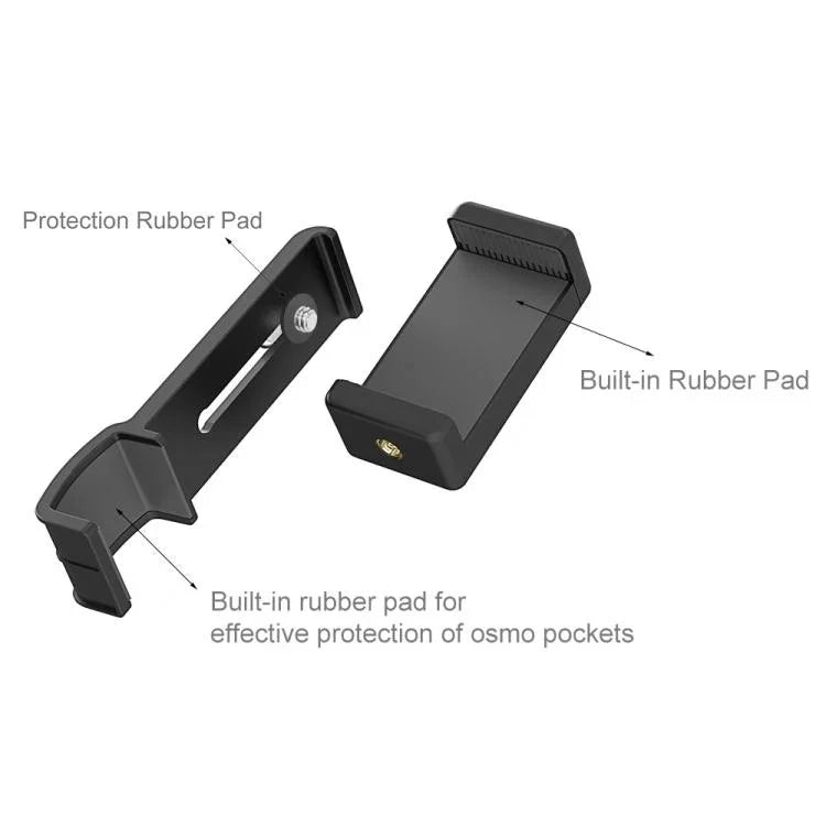 PULUZ ที่หนีบโทรศัพท์ขนาด 1/4 นิ้ว สำหรับ DJI OSMO Pocket / Pocket 2, ที่หนีบ