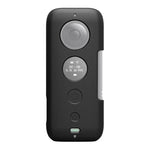 PULUZ เคสซิลิโคนป้องกันพร้อมฝาปิดเลนส์สำหรับ Insta360 ONE X, สำหรับ Insta360 ONE X(สีดำ), สำหรับ Insta360 ONE X(สีแดง)