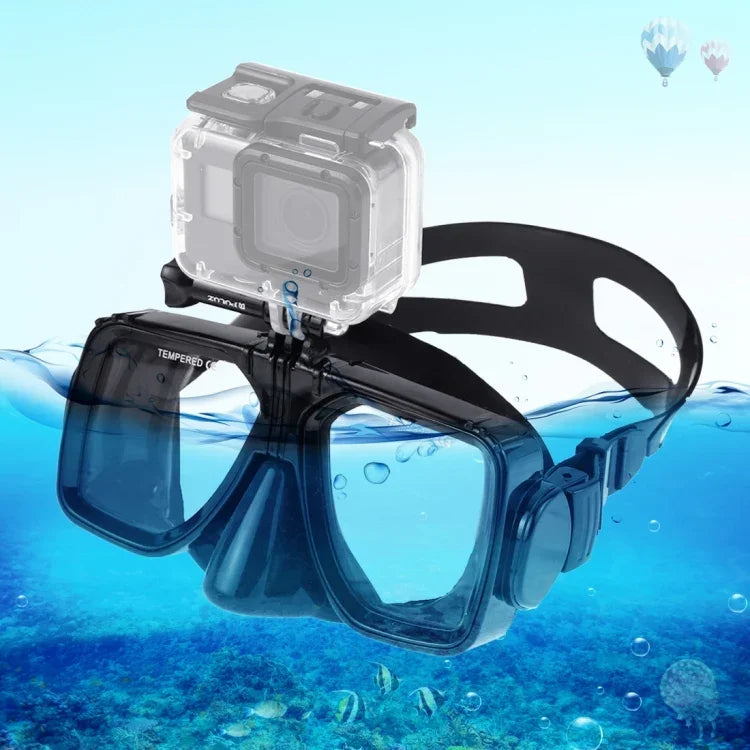 อุปกรณ์กีฬาทางน้ำ PULUZ หน้ากากดำน้ำ แว่นตาว่ายน้ำสำหรับ GoPro, Insta360, DJI และกล้องแอคชันอื่นๆ