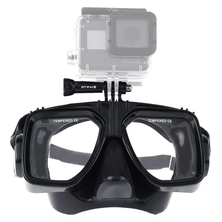 อุปกรณ์กีฬาทางน้ำ PULUZ หน้ากากดำน้ำ แว่นตาว่ายน้ำสำหรับ GoPro, Insta360, DJI และกล้องแอคชันอื่นๆ