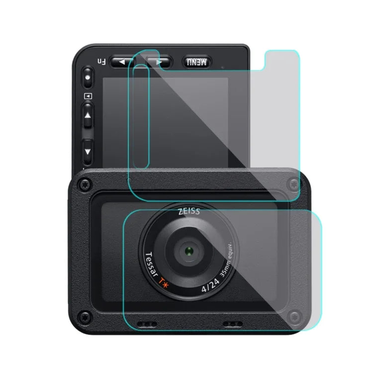 PULUZ ฟิล์มกันลายนิ้วมือ AF HD ยืดหยุ่นสำหรับเลนส์หน้าและหน้าจอ LCD หลัง Sony RX0 II / RX0, สำหรับ Sony RX0 II