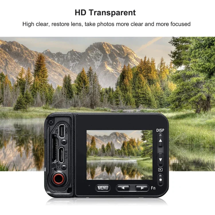 PULUZ ฟิล์มกันลายนิ้วมือ AF HD ยืดหยุ่นสำหรับเลนส์หน้าและหน้าจอ LCD หลัง Sony RX0 II / RX0, สำหรับ Sony RX0 II