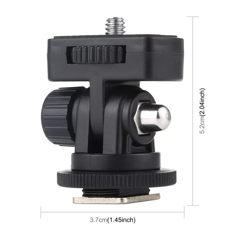 อะแดปเตอร์ขาตั้งกล้องสกรูเกลียว 1/4 นิ้ว Cold Shoe PULUZ, อะแดปเตอร์ขาตั้งกล้อง