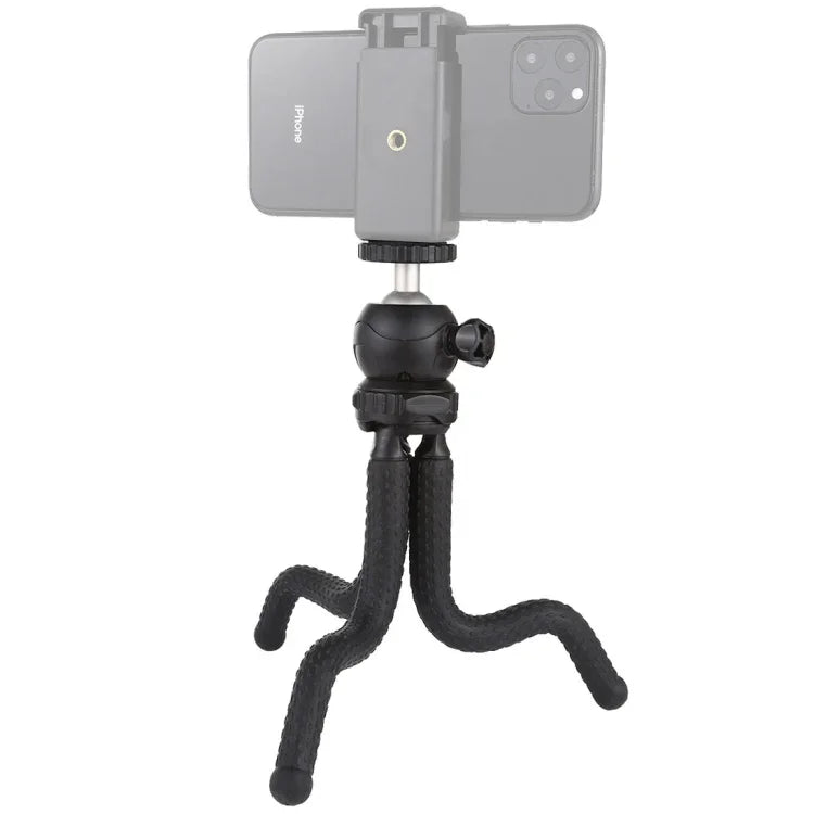 ขาตั้งกล้องขนาดเล็ก PULUZ Mini Octopus แบบยืดหยุ่นพร้อมหัวบอลสำหรับกล้อง SLR, GoPro, โทรศัพท์มือถือ, ขนาด: 25cmx4.5cm, ขาตั้ง 25 ซม.