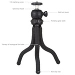 ขาตั้งกล้องขนาดเล็ก PULUZ Mini Octopus แบบยืดหยุ่นพร้อมหัวบอลสำหรับกล้อง SLR, GoPro, โทรศัพท์มือถือ, ขนาด: 25cmx4.5cm, ขาตั้ง 25 ซม.