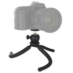 ขาตั้งกล้องขนาดเล็ก PULUZ Mini Octopus แบบยืดหยุ่นพร้อมหัวบอลสำหรับกล้อง SLR, GoPro, โทรศัพท์มือถือ, ขนาด: 25cmx4.5cm, ขาตั้ง 25 ซม.