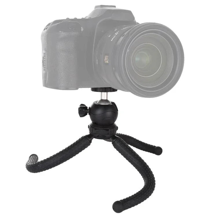 ขาตั้งกล้องขนาดเล็ก PULUZ Mini Octopus แบบยืดหยุ่นพร้อมหัวบอลสำหรับกล้อง SLR, GoPro, โทรศัพท์มือถือ, ขนาด: 25cmx4.5cm, ขาตั้ง 25 ซม.