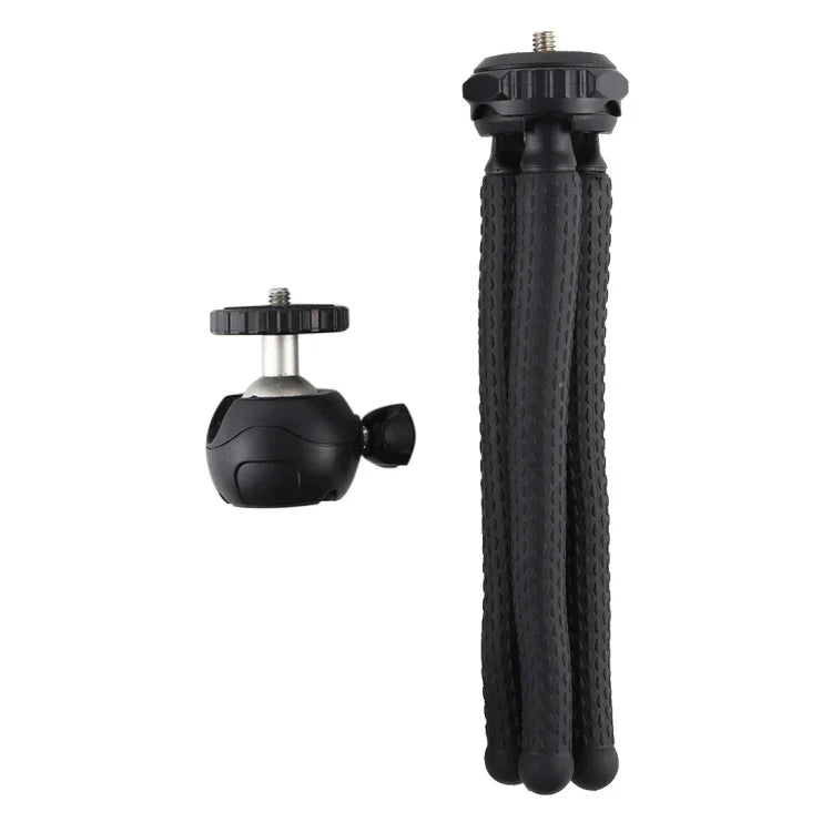 ขาตั้งกล้องขนาดเล็ก PULUZ Mini Octopus แบบยืดหยุ่นพร้อมหัวบอลสำหรับกล้อง SLR, GoPro, โทรศัพท์มือถือ, ขนาด: 25cmx4.5cm, ขาตั้ง 25 ซม.