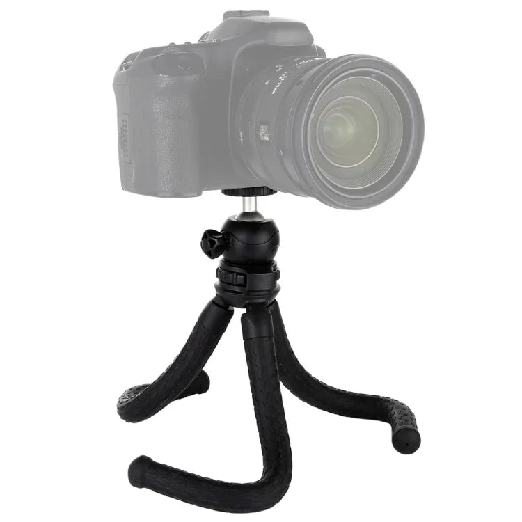 ขาตั้งกล้องขนาดเล็ก PULUZ Mini Octopus แบบยืดหยุ่นพร้อมหัวบอลสำหรับกล้อง SLR, GoPro, โทรศัพท์มือถือ, ขนาด:30cmx5cm, ขาตั้ง 30 ซม.