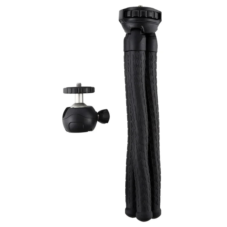 ขาตั้งกล้องขนาดเล็ก PULUZ Mini Octopus แบบยืดหยุ่นพร้อมหัวบอลสำหรับกล้อง SLR, GoPro, โทรศัพท์มือถือ, ขนาด:30cmx5cm, ขาตั้ง 30 ซม.