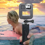 โครงป้องกันอลูมิเนียม CNC PULUZ สำหรับ GoPro Max, โครงอลูมิเนียม