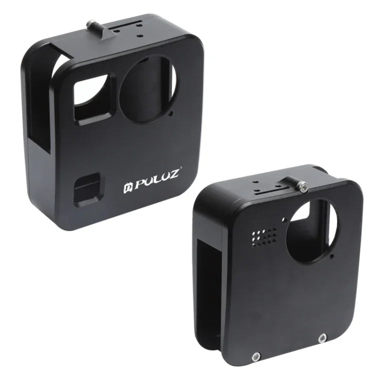โครงป้องกันอลูมิเนียม CNC PULUZ สำหรับ GoPro Fusion พร้อมฐานยึดและฝาครอบเลนส์, สำหรับ GoPro Fusion