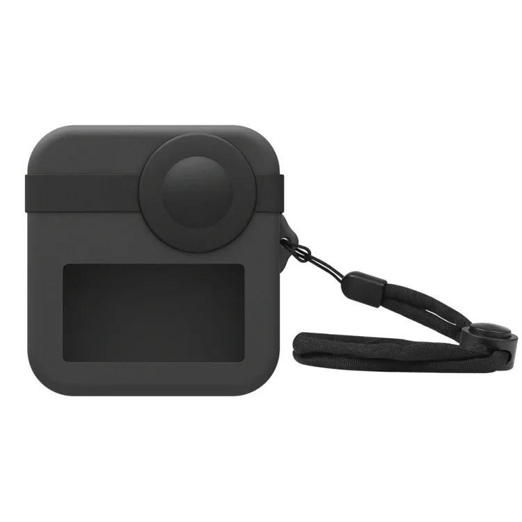 เคสฝาครอบเลนส์คู่ PULUZ สำหรับ GoPro Max + เคสซิลิโคนป้องกันตัวเครื่อง, เคสซิลิโคน