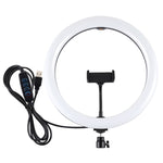 ไฟวงแหวน LED PULUZ 11.8 นิ้ว 30 ซม. USB 3 โหมด ปรับความสว่างได้ อุณหภูมิสีคู่ สำหรับถ่ายวิดีโอ Vlogging เซลฟี่ พร้อมที่หนีบโทรศัพท์, 11.8 นิ้ว