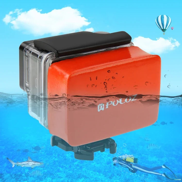 ฟองน้ำลอยน้ำ PULUZ พร้อมสติกเกอร์กาวสำหรับ GoPro, Insta360, DJI และกล้องแอคชั่นอื่นๆ, ฟองน้ำพร้อมสติกเกอร์