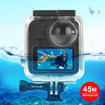 เคสกันน้ำลึก 45 เมตร PULUZ สำหรับ GoPro MAX พร้อมตัวยึดพื้นฐานและสกรู, เคสกันน้ำ