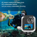 เคสกันน้ำลึก 45 เมตร PULUZ สำหรับ GoPro MAX พร้อมตัวยึดพื้นฐานและสกรู, เคสกันน้ำ