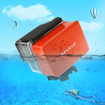 ฟองน้ำลอยน้ำ PULUZ พร้อมสติกเกอร์กาวสำหรับ GoPro, Insta360, DJI และกล้องแอคชั่นอื่นๆ, ฟองน้ำพร้อมสติกเกอร์