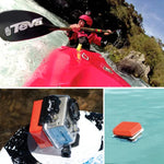 ฟองน้ำลอยน้ำ PULUZ พร้อมสติกเกอร์กาวสำหรับ GoPro, Insta360, DJI และกล้องแอคชั่นอื่นๆ, ฟองน้ำพร้อมสติกเกอร์