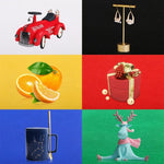 PULUZ แผงไฟ LED แบบวงแหวนขนาด 23 ซม. แบบพับได้ ชุดกล่องเต็นท์ถ่ายภาพพร้อมฉากหลัง 6 สี (ดำ, ขาว, เหลือง, แดง, เขียว, น้ำเงิน), ขนาดกางออก: 24 ซม. x 23 ซม. x 23 ซม., แผงไฟ LED แบบวงแหวน 23 ซม.