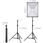 ชุดถ่ายภาพ PULUZ Softbox สตูดิโอ 50x70 ซม. + ขาตั้งกล้อง 2 ม. + หลอดไฟ LED 220V E27 30W 5700K แสงขาว, หลอดไฟเดี่ยว EU Plug, หลอดไฟเดี่ยว US Plug