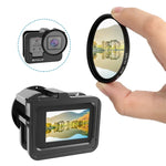 เคสกันกระแทก CNC อะลูมิเนียม PULUZ สำหรับ GoPro HERO13 Black /12 Black /11 Black /10 Black /9 Black พร้อมกรอบประกันและเลนส์ UV 52 มม., สำหรับ GoPro HERO9 Black รุ่นหนา