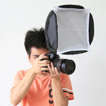 ฝาครอบซอฟต์บ็อกซ์กระจายแสงแฟลชนุ่ม PULUZ แบบพับได้, ขนาด: 23ซม. x 23ซม., ซอฟต์บ็อกซ์ขนาด 23 ซม.