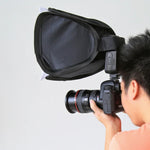 ฝาครอบซอฟต์บ็อกซ์กระจายแสงแฟลชนุ่ม PULUZ แบบพับได้, ขนาด: 23ซม. x 23ซม., ซอฟต์บ็อกซ์ขนาด 23 ซม.