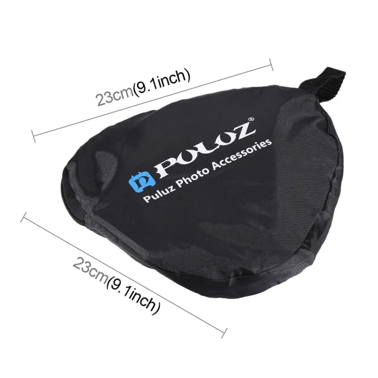 ฝาครอบซอฟต์บ็อกซ์กระจายแสงแฟลชนุ่ม PULUZ แบบพับได้, ขนาด: 23ซม. x 23ซม., ซอฟต์บ็อกซ์ขนาด 23 ซม.